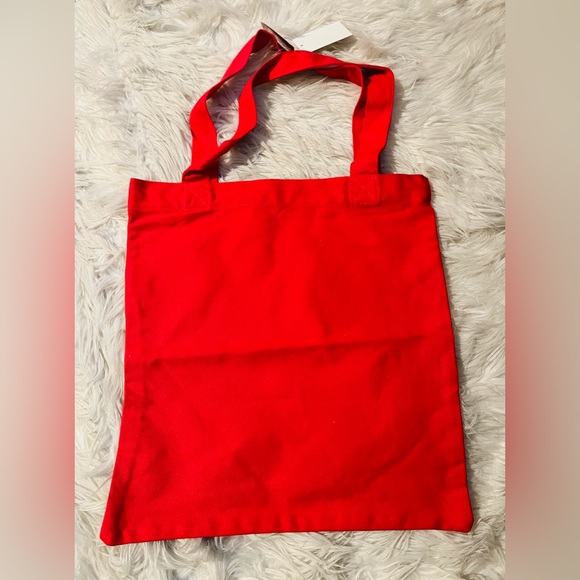 Forever 21 x Sriracha Logo Print Red Canvas Tote Bag - Picture 2 of 3